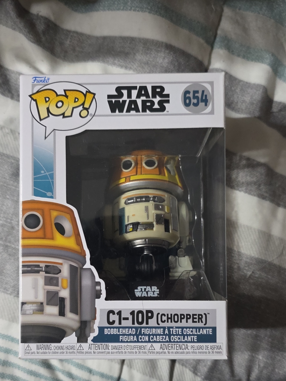 Funko Pop! Star Wars C1-10P Chopper Vinyl Figure - Orange, White & Silver